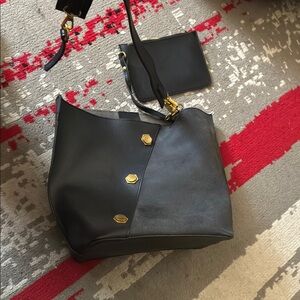 Elegant Black Tote Bag